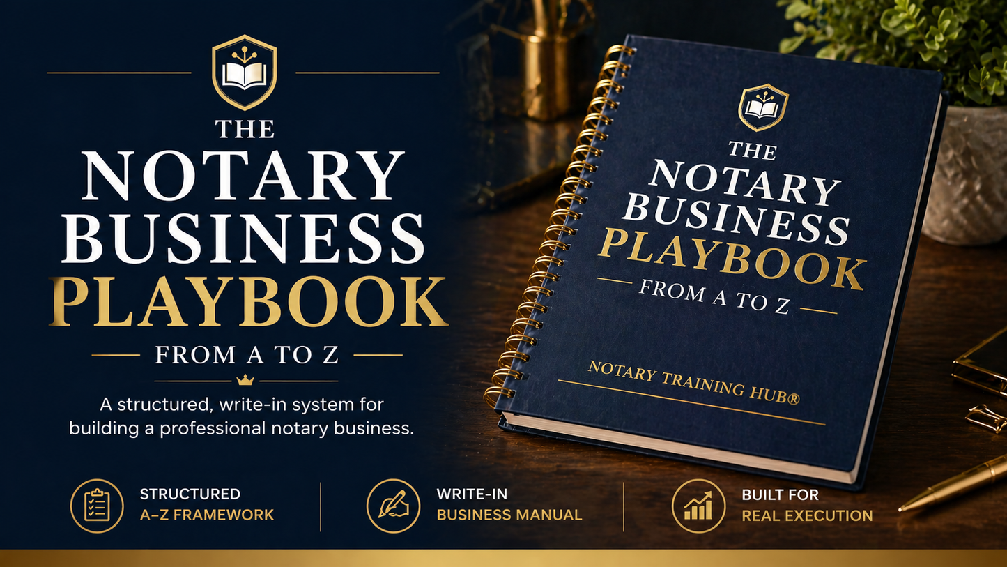 The Notary Business Playbook