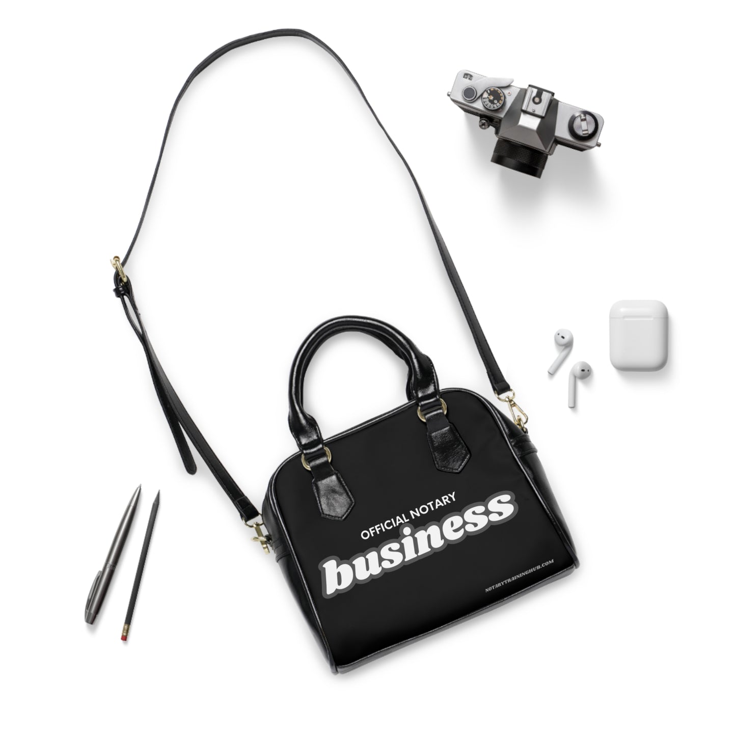 Official Notary Business" Shoulder Handbag