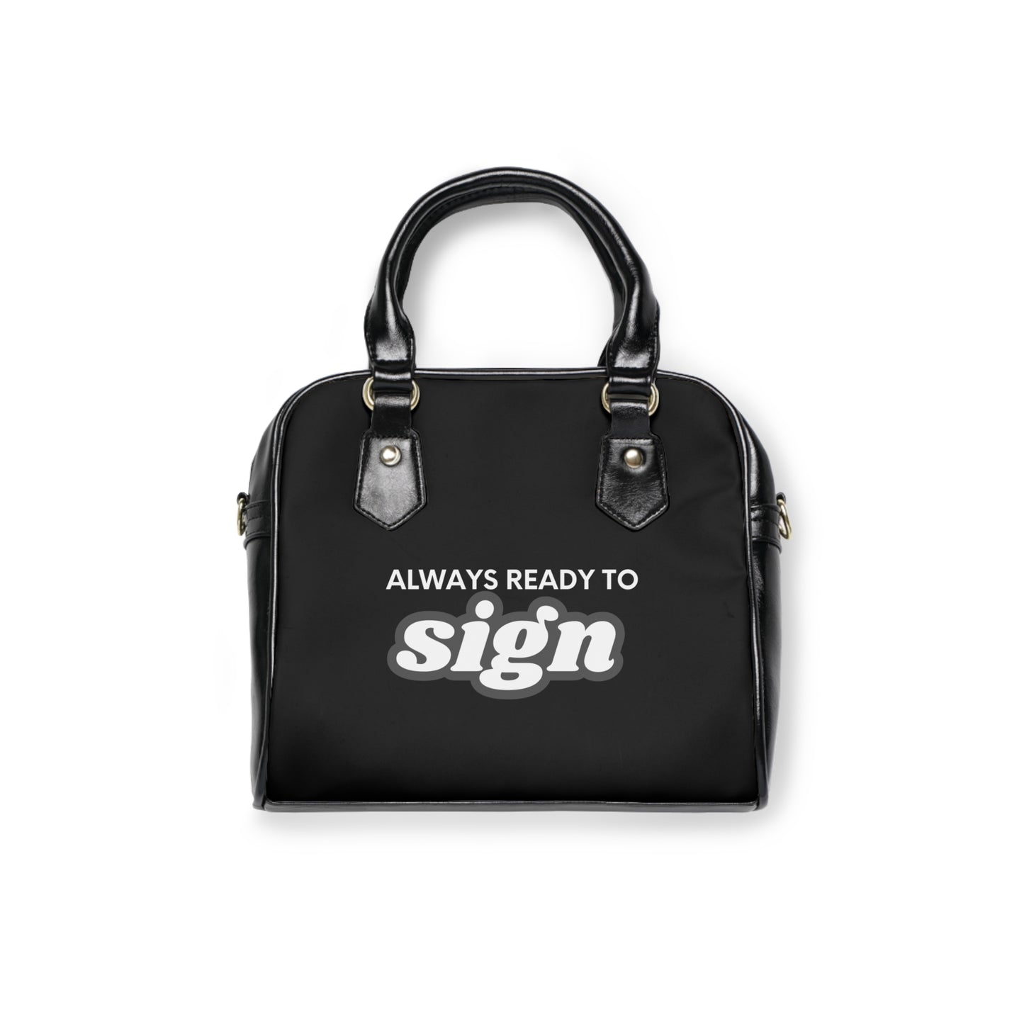 Official Notary Business" Shoulder Handbag